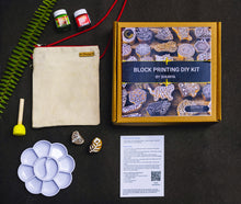 Sling bag block printing DIY kit.