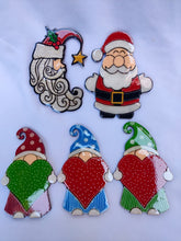 Cute santa and friends collection magnets