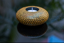 Golden beauty tea light holder - Shunya Creations